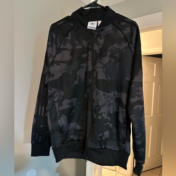 adidas Black Camouflage Jacket - Picture 6 of 6